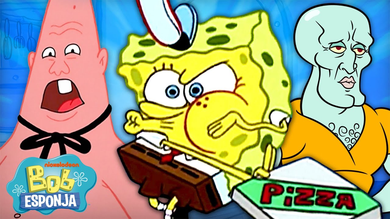 Bob Esponja | Um Momento de Cada Episódio do Bob Esponja! 🧽 | 180 MINUTOS | Bob Esponja em Português