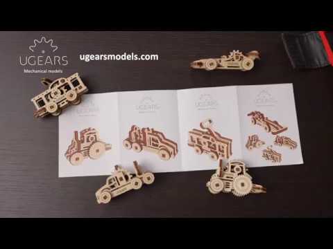 UGears U-Fidgets: Vehicles - 4 Models 