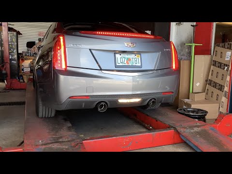 Cadillac ATS exhaust sound magnaflow mid resonator