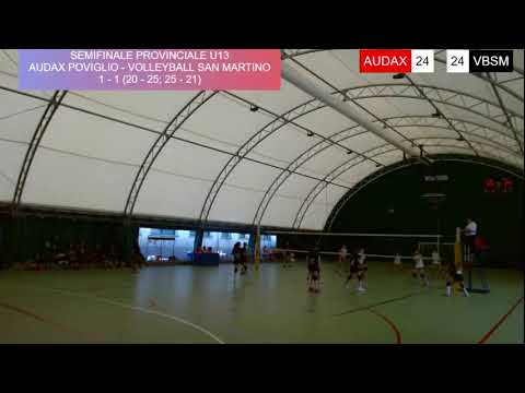SEMIFINALE PROVINCIALE U13 AUDAX POVIGLIO - VOLLEYBALL SAN MARTINO