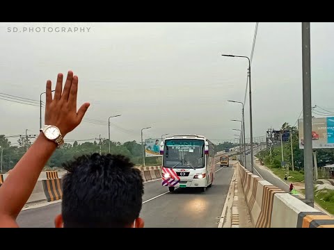 Beautiful response by packet Hanif and C Line 4487 AC 🖤 //Bus Loving//