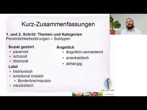 Power-Video 7 - Persönlichkeits-Störungen - F6 - Heilpraktiker für Psychotherapie