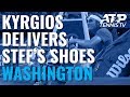 FUNNY: Nick Kyrgios Delivers Shoes to Stefanos Tsitsipas | Washington 2019