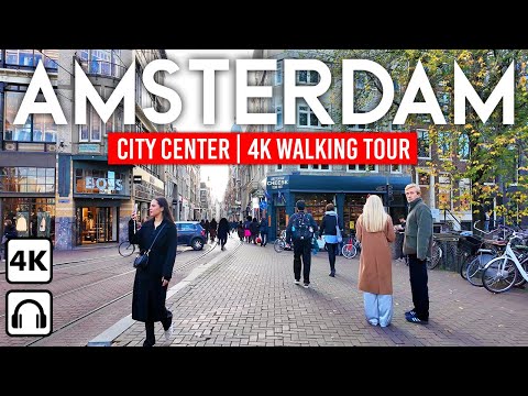 AMSTERDAM, Netherlands 🇳🇱 A Day in the Dutch Capital | 4K Walking Tour