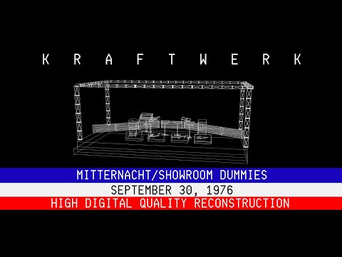 Kraftwerk "Showroom Dummies" live Paris Pavillon  - 1976