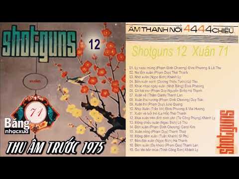 Băng Nhạc Shotguns 12  | Xuân 1971 – Thu Âm Trước 1975 Audio CD