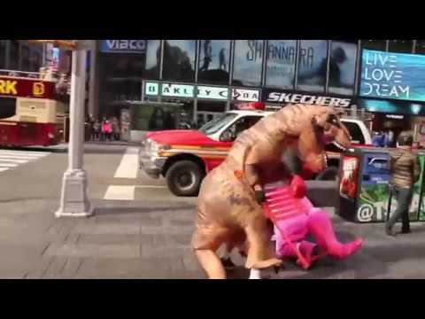 T-REX VS BARNEY PELEA EPICA CON MÚSICA DE LINKIN PARK DE FONDO