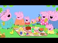 Peppa Pig In Hindi Peppa Pig Picnic Mana Rahi Hai हिंदी Kahaniya Hindi Cartoons For Kids