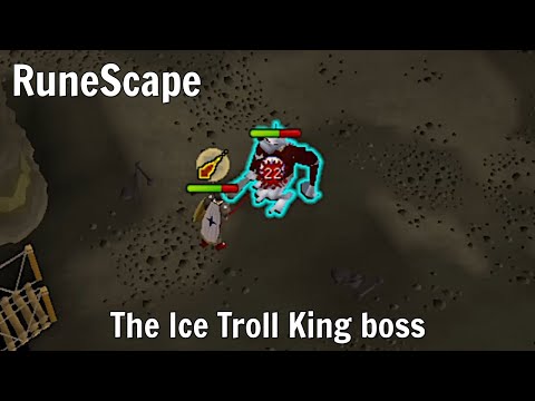 OSRS The Fremennik Isles quest - Defeating the Ice Troll King boss