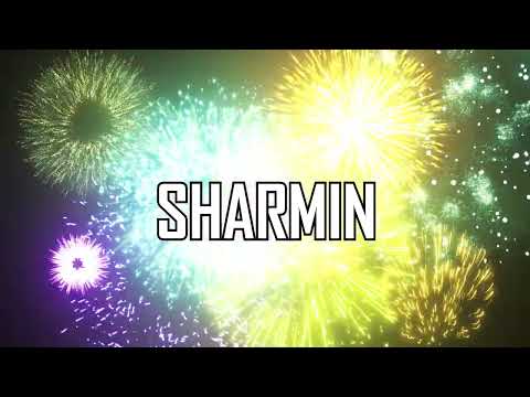 HAPPY BIRTHDAY SHARMIN