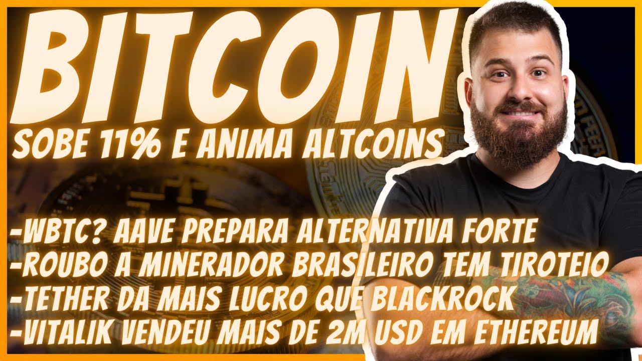 BITCOIN SOBE FORTE ENQUANTO VITALIK VENDE 2M USD EM ETHEREUM 🚨