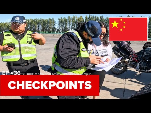 WHAT do they WANT from me?! Chaotic first days entering CHINA on a motorbike. S01E36