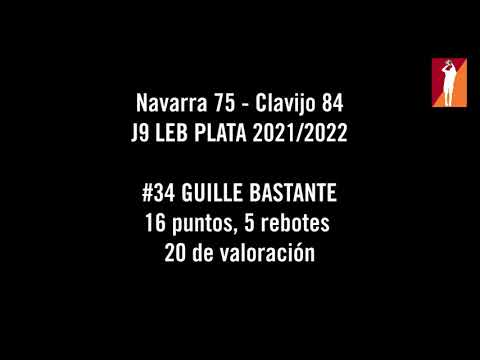 Guille Bastante ('98) firma 20 de valoración en la jornada 9 de LEB Plata 2021/2022