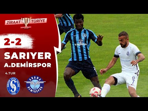 Sarıyer 2-2 Adana Demirspor Maç Özeti (Ziraat Türkiye Kupası 4.Tur) / 24.10.2017