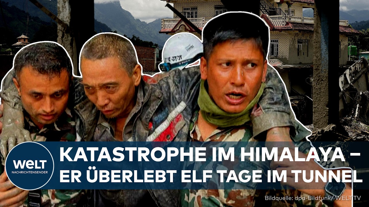 NEPAL: Dramatische Szenen nach der Katastrophe – Die verzweifelte Suche geht weiter