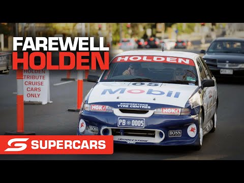 Craig Lowndes joins emotional Holden Farewell Cruise - VALO Adelaide 500 | Supercars 2022