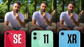 Apple iPhone SE (2020) vs Apple iPhone 11 vs Apple iPhone XR  Camera Comparison!