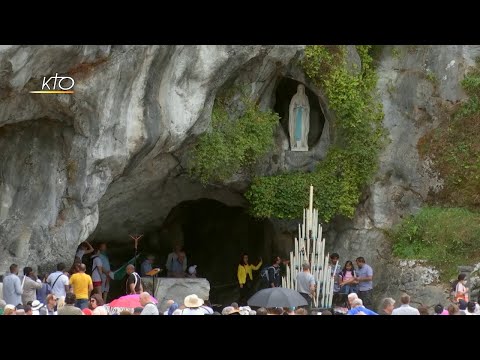 Chapelet du 30 juillet 2022 à Lourdes