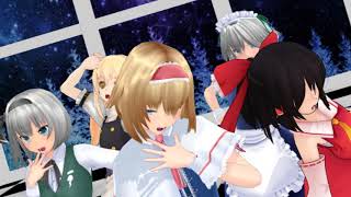 【MMD】　五人でCarry Me off