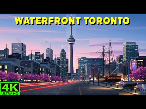 【4K】Toronto Spring Walk: Front St to Stunning Waterfront (CN Tower Views) (April 2025)