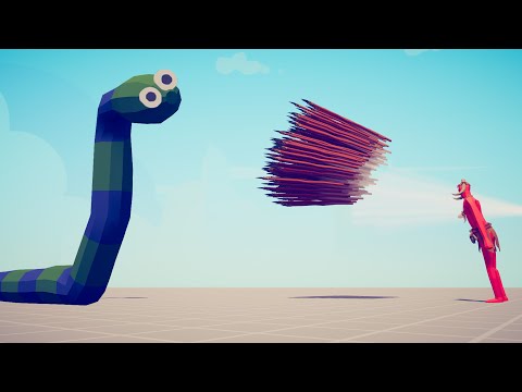TITANOBOA vs EVERY GOD - Totally Accurate Battle Simulator TABS