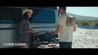 Grilovací deska pro plynový vařič Cadac 2-Cook 3 - žebrovaná