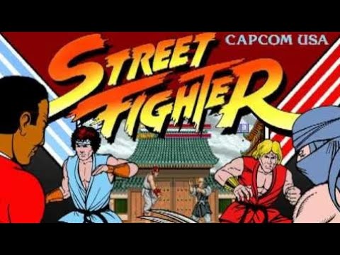 Street Fighter 1987 (4K) Arcade Gameplay