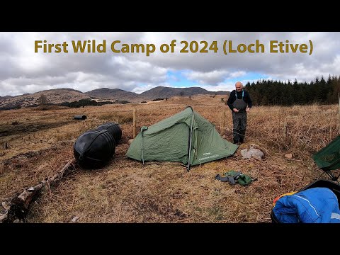 My First Wild Camp in 2024 (Loch Etive)