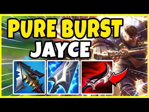 100% PURE BURST COMBO ONE SHOT JAYCE TOP! - League of Legends