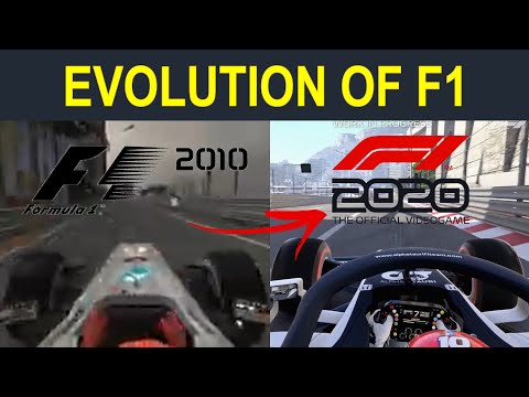 Evolution Of Formula 1 Video Games From 2010 to 2020 (Gameplay Of Monaco) l F1 2010 - F1 2020