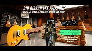 Video thumbnail for Was The Epiphone AFD SLASH Les Paul Special: A Good Move by Gibson or Not? by FULTON STREET BEATS