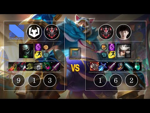DRX Blade Urgot vs Natural Camille Top - KR GrandMaster Patch 10.11