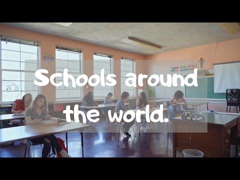 School Around the World - ESL Questions and Speaking A1-A2