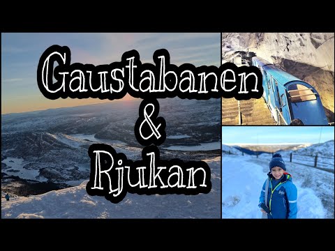 Winter Trip|Gaustabanen Tramway inside the mountain|Rjukan small town with no sunlight & Sun Mirrors