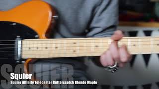 Video thumbnail for Squier Affinity Telecaster Butterscotch Blonde Maple by MyDukkan