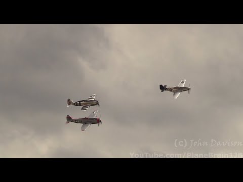 2024 Spirit of St. Louis Air Show (Saturday) - Warbirds - P-51C, F4U, & 2x P-47's