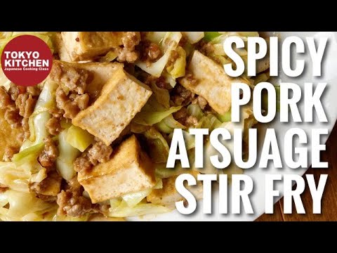 HOW TO MAKE SPICY PORK AND TOFU STIR FRY | So Easy, So Rich !