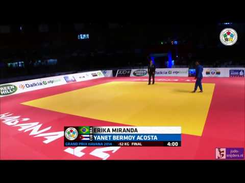 Judo 2014 Grand Prix Havana: Miranda (BRA) - Bermoy Acosta (CUB) [-52kg] final