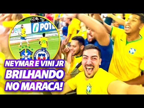 VI NEYMAR E VINI JR BRILHANDO EM BRASIL E CHILE NO MARACANÃ!!