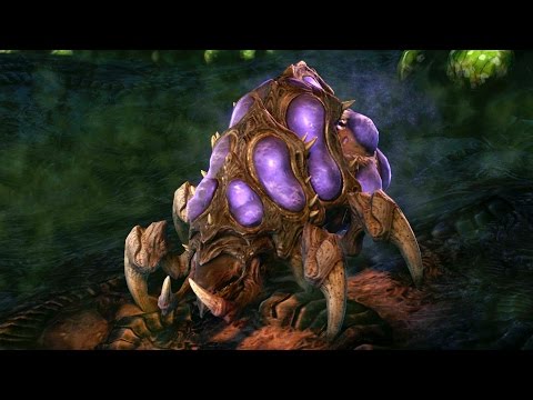 Baneling Evolution: Splitter and Hunter (Starcraft 2: Heart of the Swarm)