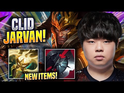 CLID TRIES JARVAN WITH NEW ITEMS! - FPX Clid Plays Jarvan JUNGLE vs Vi! | Preseason 2023