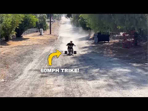 Riding the craziest Drift Trike Ever - 60MPH!