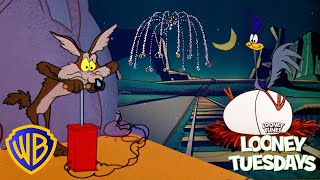 Fireworks with Coyote & Roadrunner! ✨ | Looney Tuesdays | #ChristmasCartoons #KidsCartoons @wbkids
