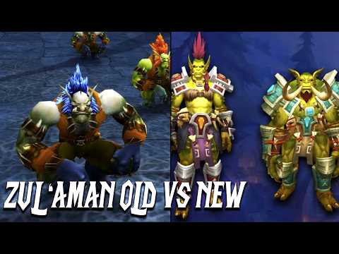 ZUL'AMAN OLD VS NEW COMPARISON - WoW Midnight 2007 vs 2025