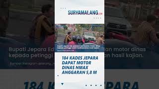 184 Kades di Kabupaten Jepara Dapat Motor Dinas Yamaha NMax, Telan Anggaran Rp 5,8 Miliar