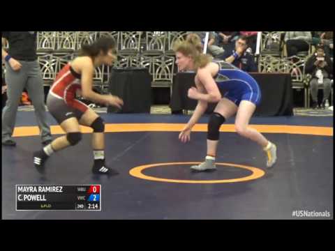 53 Con Semi - Mayra Ramirez (Wayland Baptist University) vs. Christina Powell (Viking WC)