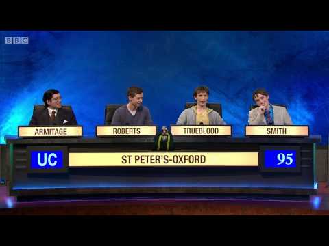 University Challenge S44E26 Oxford Brookes vs St Peter's Oxford