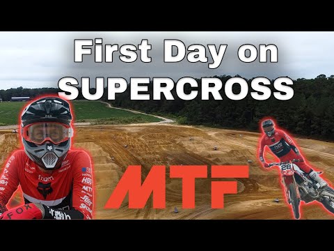 Christian Craig's FIRST DAY ON SUPERCROSS - Millsaps Training Facility
