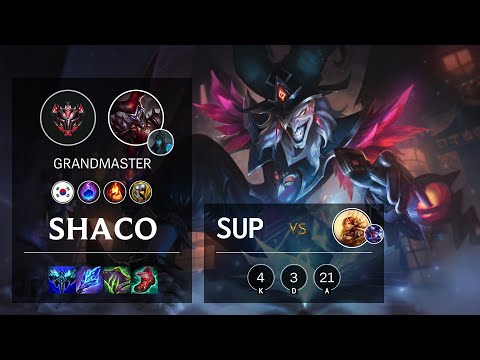 Shaco Support vs Leona - KR Grandmaster Patch 11.23