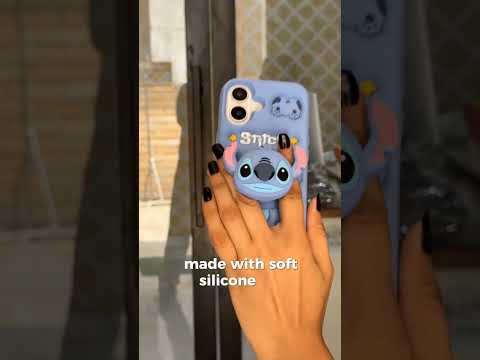 Cute 3D Stitch Silicone Case for iPhone 16 Plus
